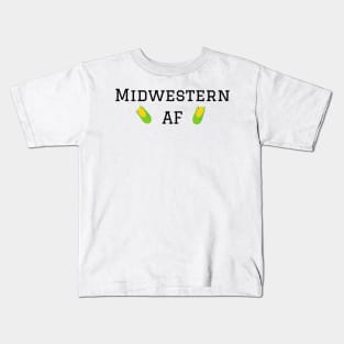 Midwestern AF Kids T-Shirt